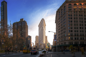 Flatiron building in Manhattan